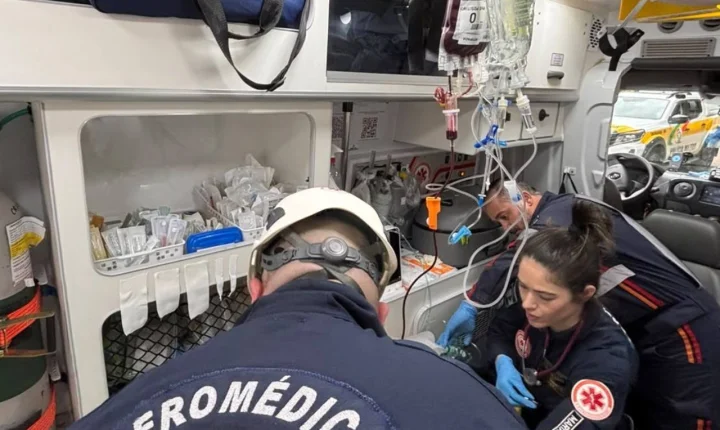 Criciúma passa a realizar transfusões de sangue em resgates aeromédicos