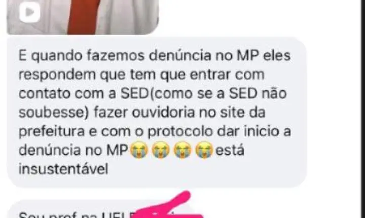 CRISE NA EDUCAÇÃO DE INDAIAL? Vereadora denuncia falta de merenda e afirma que professores e alunos estariam limpando salas de aula