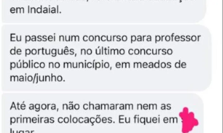 CRISE NA EDUCAÇÃO DE INDAIAL? Vereadora denuncia falta de merenda e afirma que professores e alunos estariam limpando salas de aula