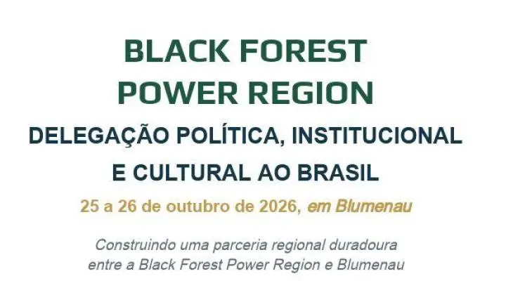 Delegação alemã busca parceria cultural e institucional com Blumenau