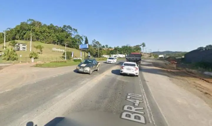 DNIT alerta para interdição da BR-470/SC, em Blumenau, nesta segunda-feira (20)