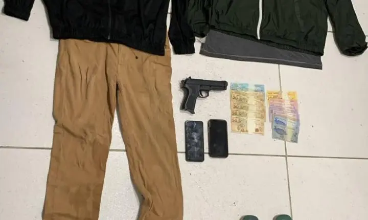 Dupla é detida após roubo a posto de combustíveis em Gaspar