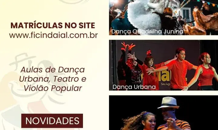FIC abre vagas em diversos cursos gratuitos para o 2º semestre e amplia novidades com Dança Quadrilha Junina e Forró