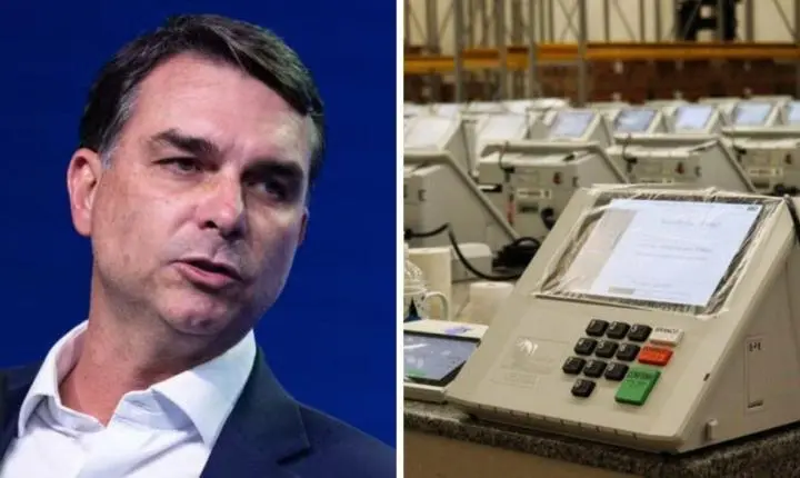 Flávio Bolsonaro ataca urnas eletrônicas, cita empresa venezuelana e TSE resgata nota de 2022 para desmentir as acusações