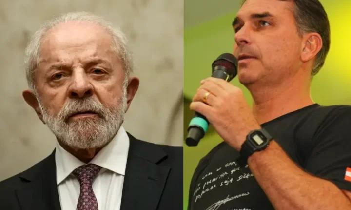 Flávio Bolsonaro e Lula aparecem empatados em nova pesquisa