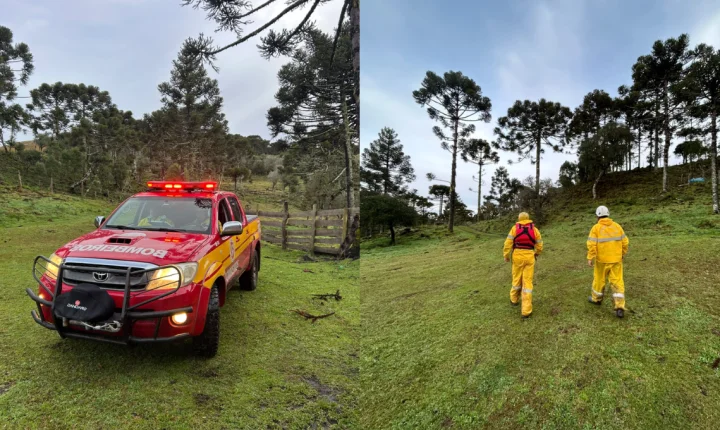 Forças de segurança localizam helicóptero desaparecido na Serra Catarinense