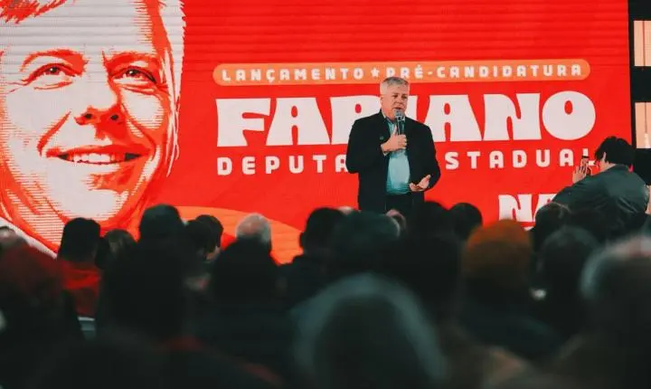 Lançamento da pré-candidatura do deputado Fabiano da Luz reforça protagonismo no Campo Democrático de SC