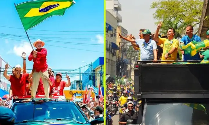 Lula realiza comício em Natal e Flávio Bolsonaro lidera moto-carreata no Rio