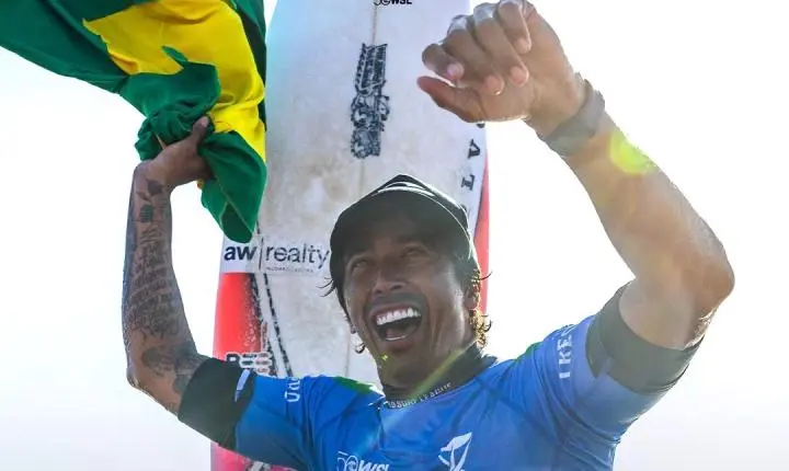 Miguel Pupo detalha o que fez diferença para garantir vitória na etapa do Mundial de surf e mira disputa pelo título