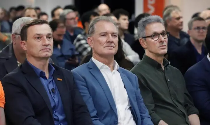 Odair Tramontin lança pré-candidatura durante agenda de Romeu Zema em Blumenau