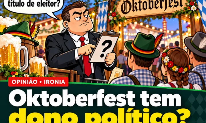 Oktoberfest tem dono político? Egidio associa esquerda à depredação e transforma segurança em discurso partidário