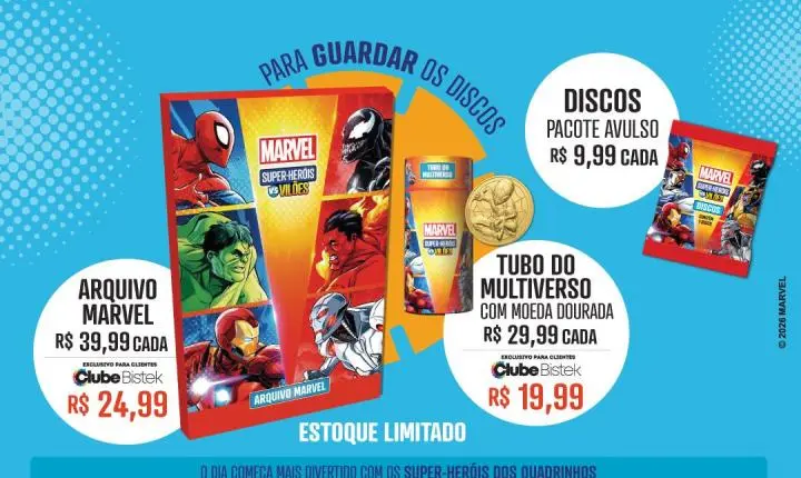 Parceria entre Bistek Supermercados e L - founders of loyalty traz ao Brasil campanha inédita do universo Marvel