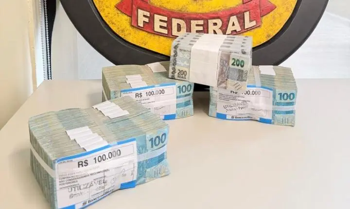 PF apreende R$ 500 mil com candidato em Florianópolis