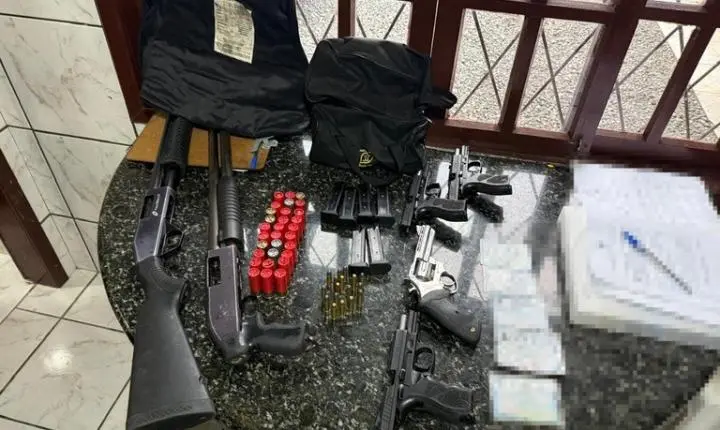 PF mira esquema de aluguel ilegal de armas em Joinville