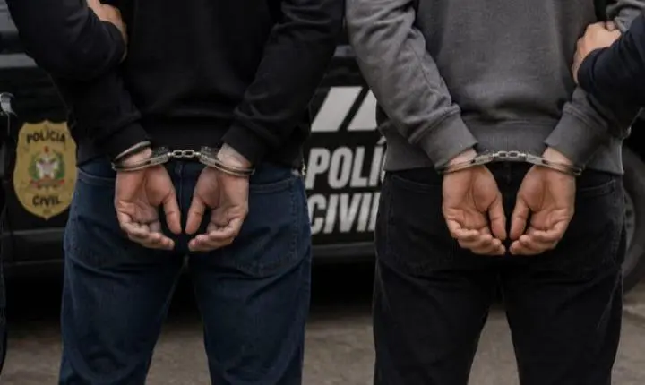 Polícia Civil prende suspeitos de roubos violentos contra motoristas de aplicativo em Blumenau