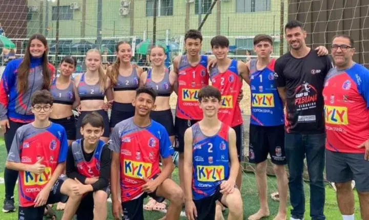 Pomerode se destaca no Circuito Catarinense Sub-15 de Vôlei de Praia