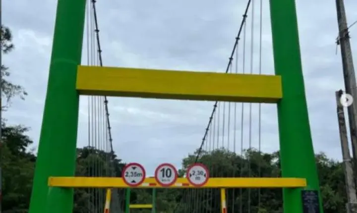 Ponte Artur Ostrowski é revitalizada e trânsito volta a ser liberado em Rodeio