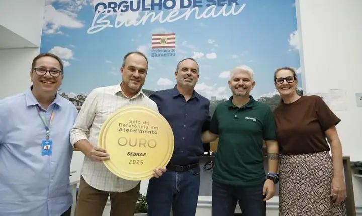Praça do Empreendedor de Blumenau ganha Selo Ouro por qualidade de atendimento