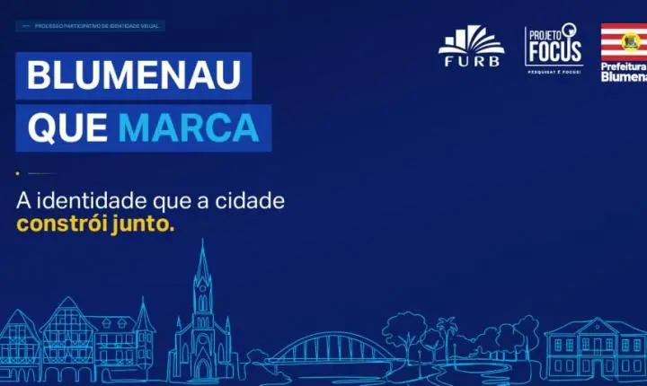 Prefeitura de Blumenau convida moradores a participar da construção da nova marca da cidade