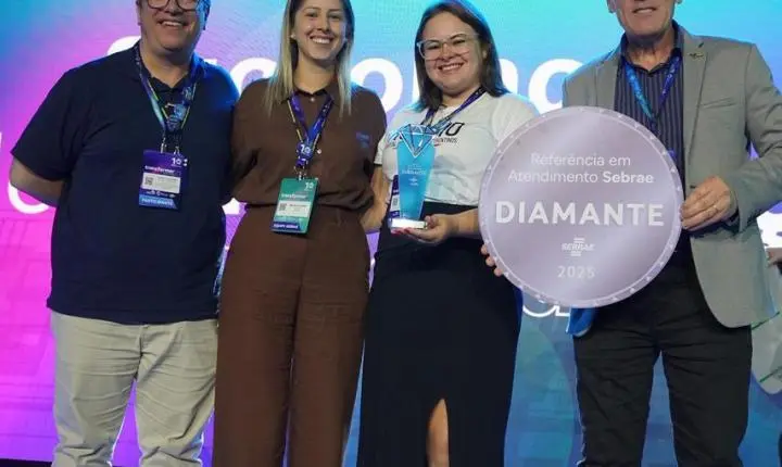 Rodeio conquista reconhecimento nacional e recebe troféu do Selo Diamante durante evento do Transformar Juntos do Sebrae.