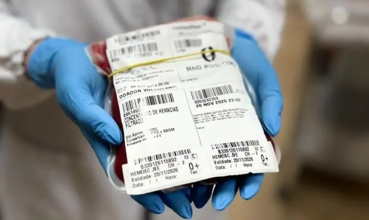 SC registra transporte inédito de sangue raro em avião comercial