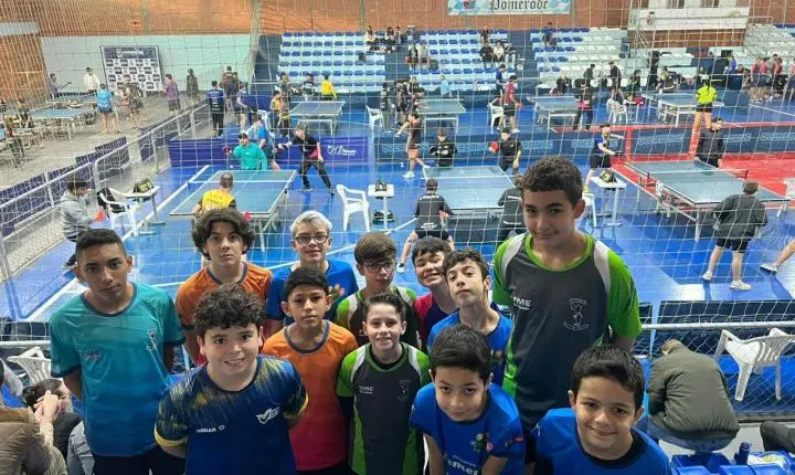 Tênis de Mesa de Indaial conquista excelentes resultados na 2ª Etapa da Liga Litorânea