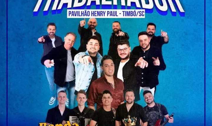 Timbó celebra o Dia do Trabalhador com grande baile no dia 30 de abril