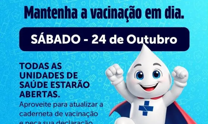 Timbó realiza mobilização contra a poliomielite com vacinação em todas as Unidades de Saúde neste sábado