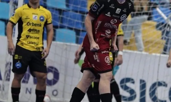 Tubarão Futsal é goleado pelo JEC na partida de ida das quartas de final do Catarinense